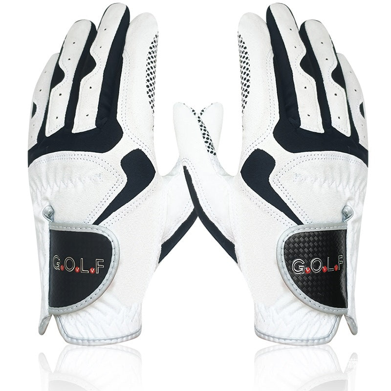 Breathable Microfiber Non Slip Golf Gloves