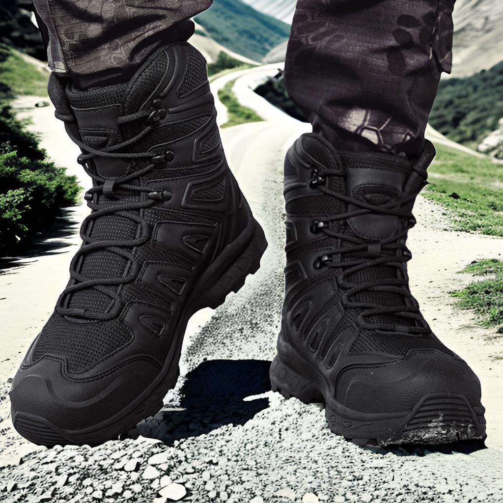 Men’s Mid-Top Plus Size Outdoor Hiking Boots Size 47