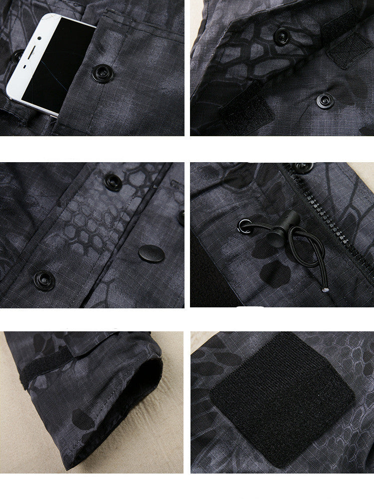 Men’s Fashion Outdoor Camouflage Jacket Set