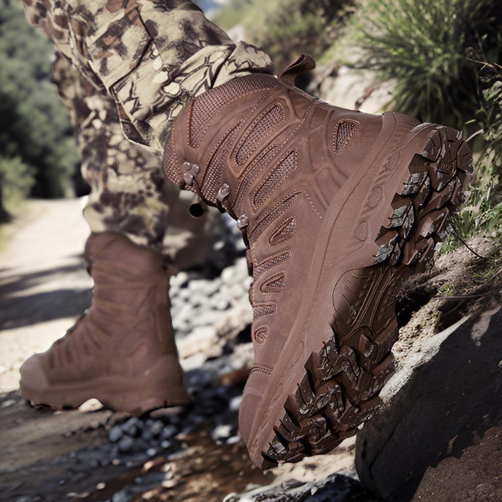 Men’s Mid-Top Plus Size Outdoor Hiking Boots Size 47