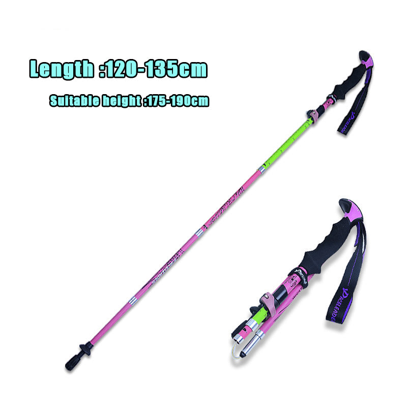 Outdoor Carbon Fiber Folding Trekking Poles