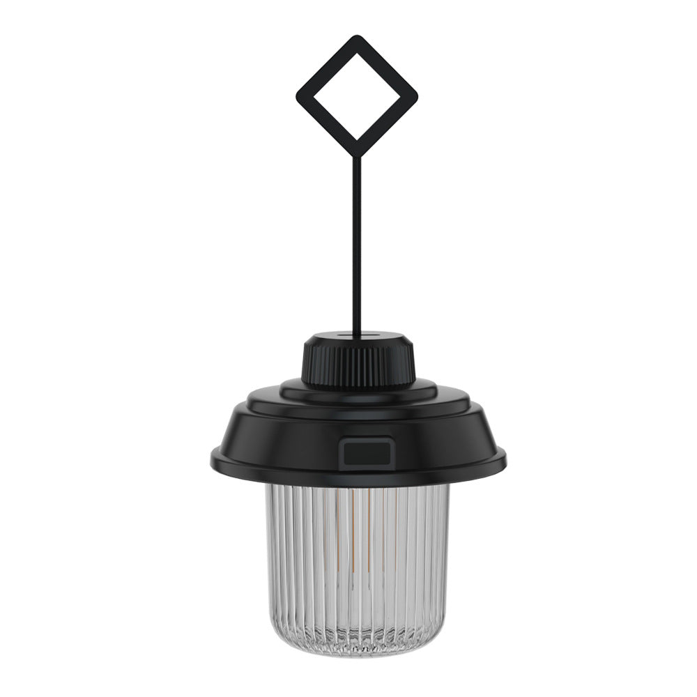 Multi-Function Rechargeable Retro Camping Lantern Portable Light