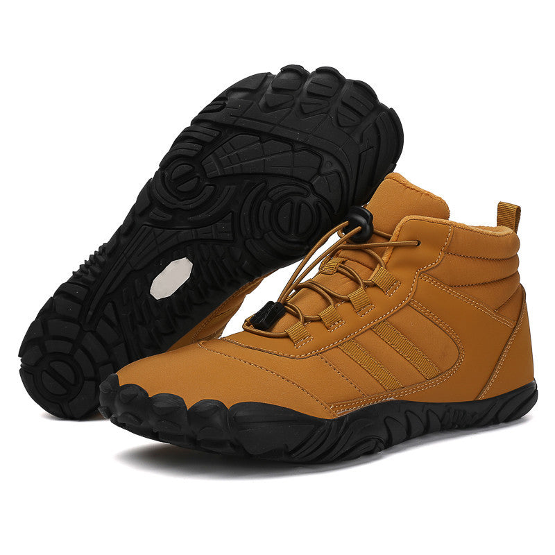 High-Top Snow Hiking Boots Non-Slip Warm Velvet Camping