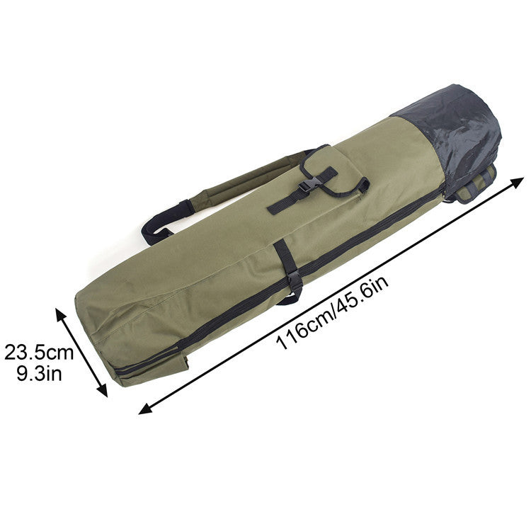 Cylindrical Fishing Rod Gear Storage Bag