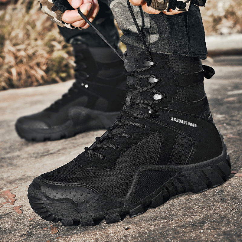 High-Top Tactical Outdoor Hiking Boots