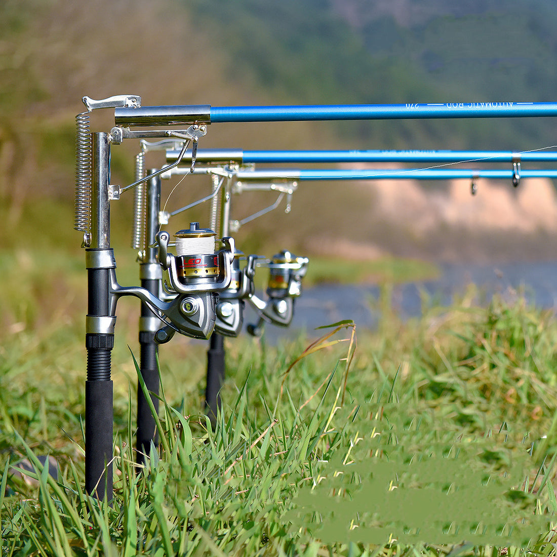 Self Lifting Throwing Fishing Rod Gear