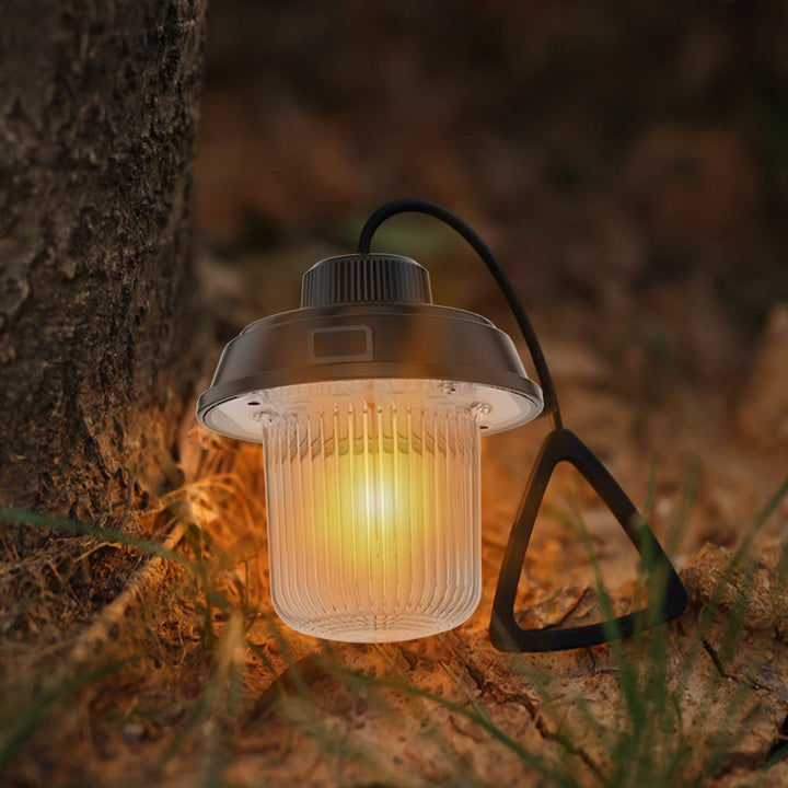 Multi-Function Rechargeable Retro Camping Lantern Portable Light