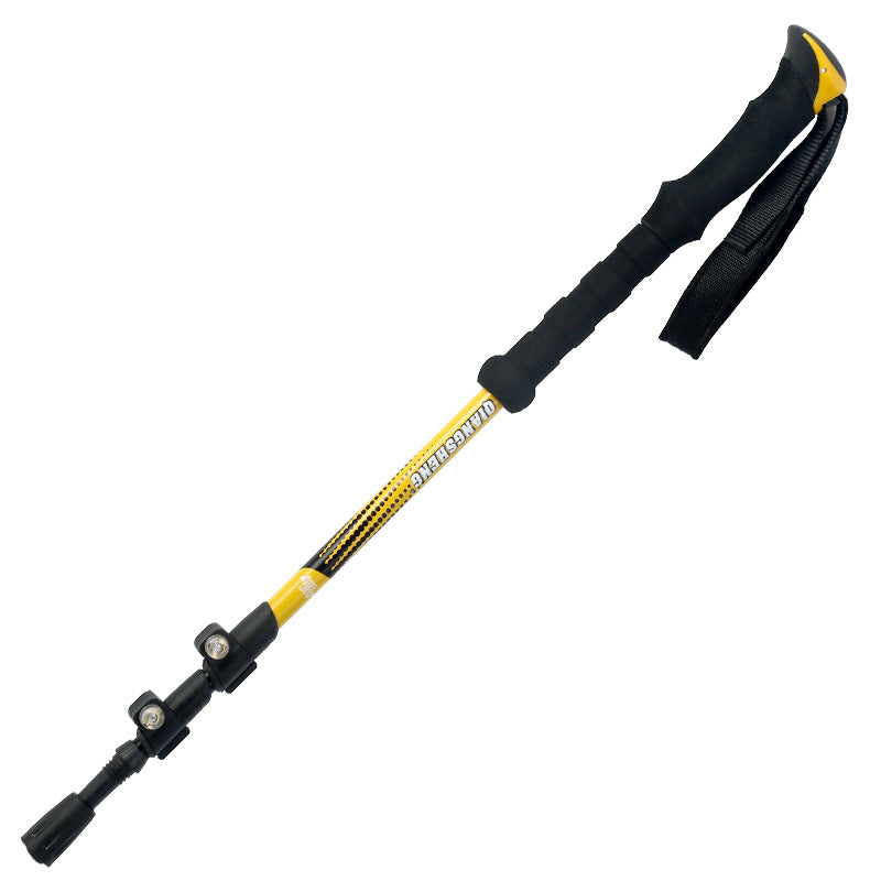 Outdoor Telescopic Trekking Pole Straight Handle Outer Lock