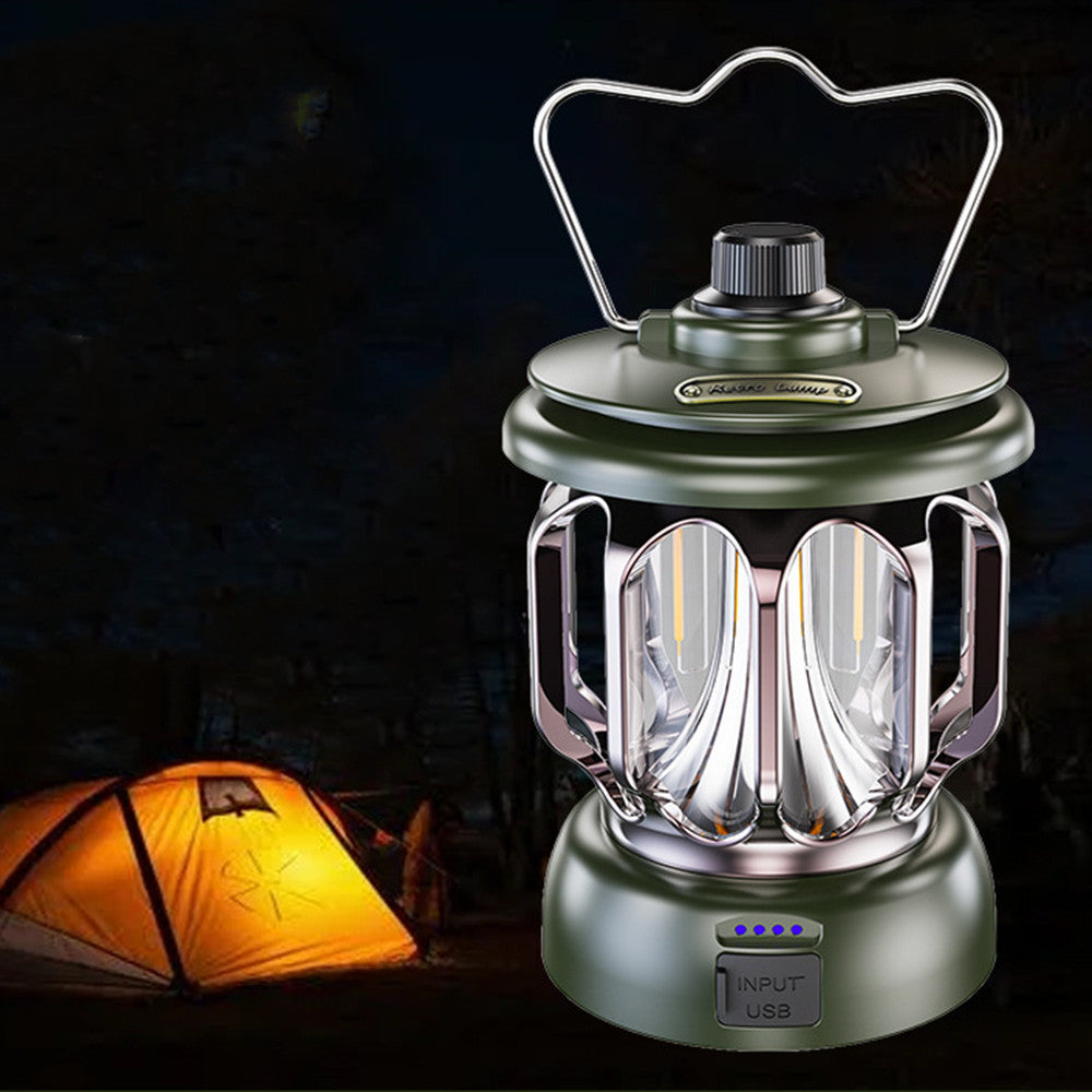 Portable LED Retro Horse Lantern Camping Light