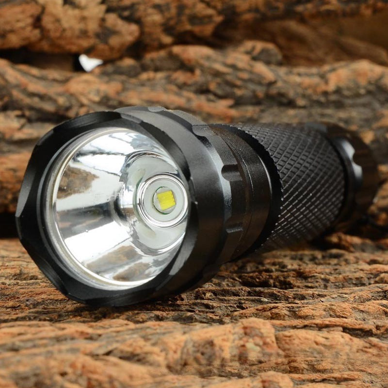 High Power Long Range Rechargeable LED Flashlight