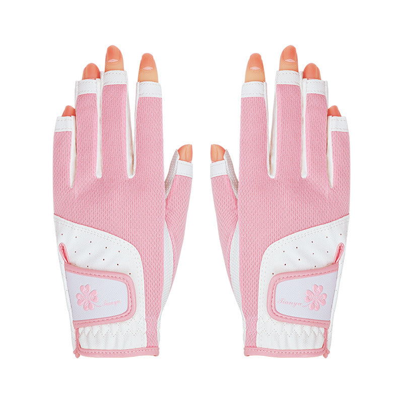 Breathable Non Slip Women Golf Gloves