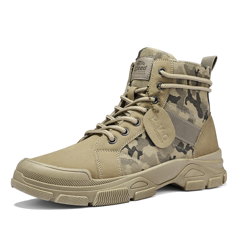 New Canvas High-Top Retro Hiking Boots