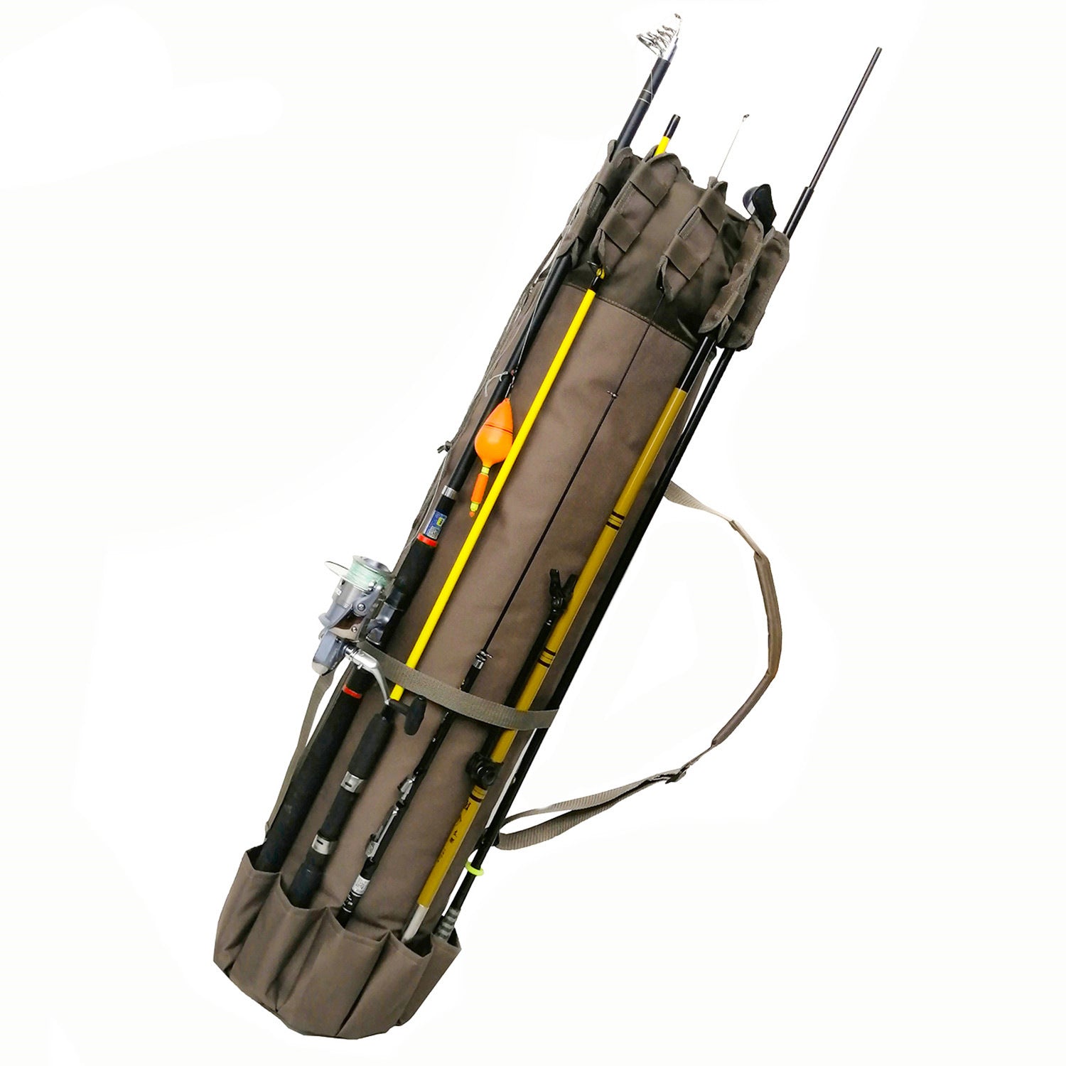 Cylindrical Fishing Rod Gear Storage Bag