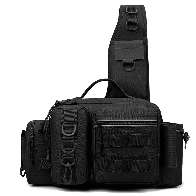 High Capacity Fishing Backpack With Rod Chest Pack Bag