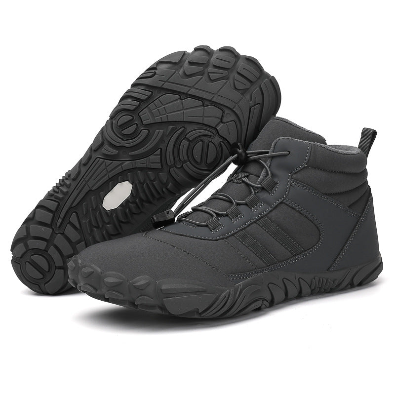 High-Top Snow Hiking Boots Non-Slip Warm Velvet Camping