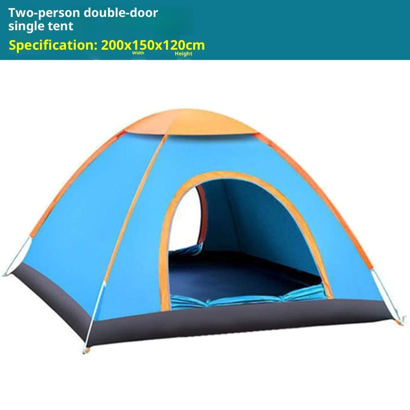 Automatic Camping Tent Double Door Outdoor Tent