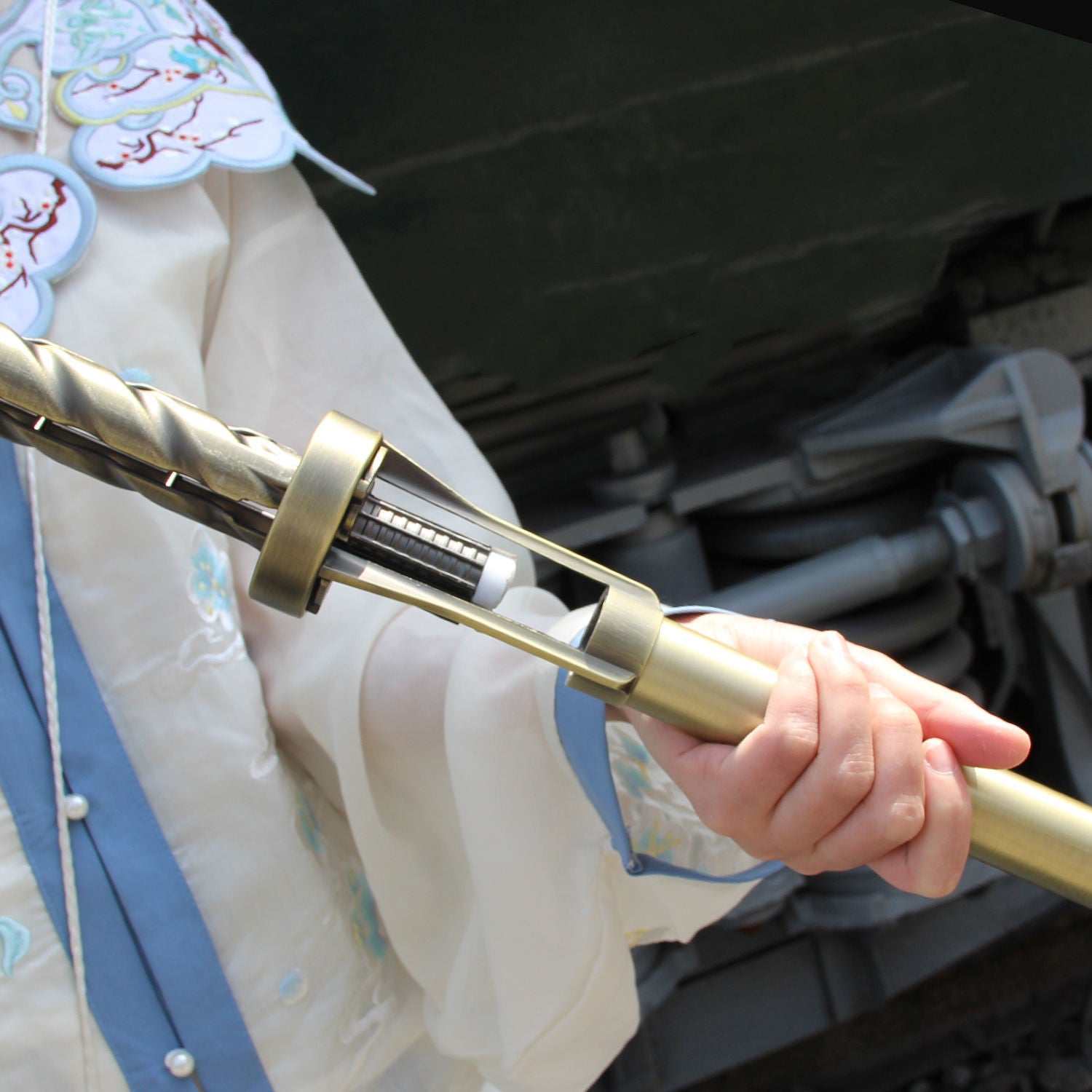 Multifunctional Folding Trekking Pole With Portable Stool