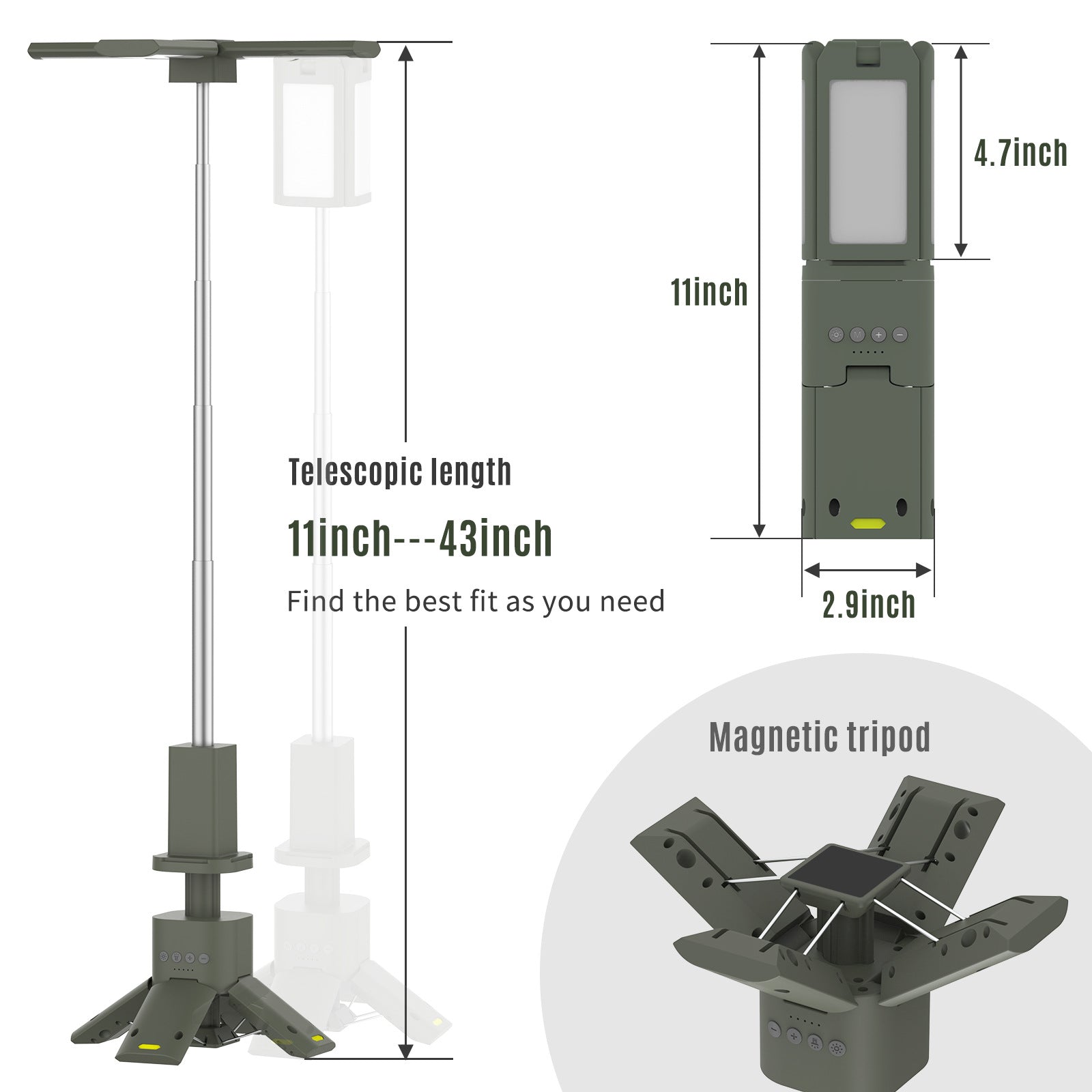Ultra Long Battery Life Folding Outdoor Camping Lantern