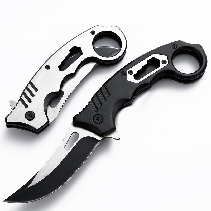 Folding Outdoor Survival Knife For Camping