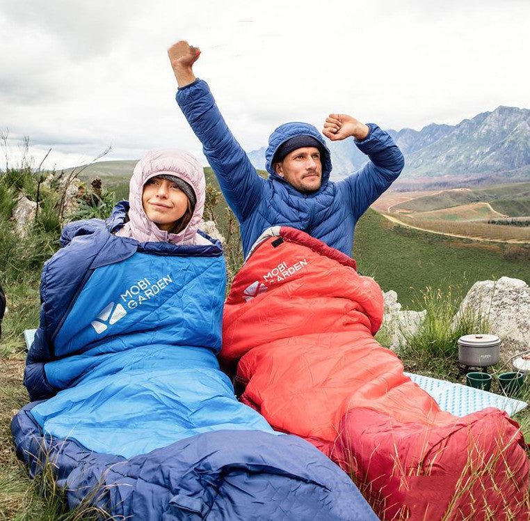 Winter Thickened Mummy Sleeping Bag For Camping