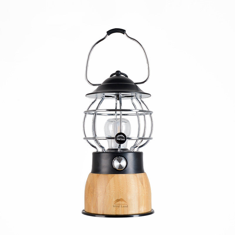 Retro Portable Hanging Camping Tent Lantern Light
