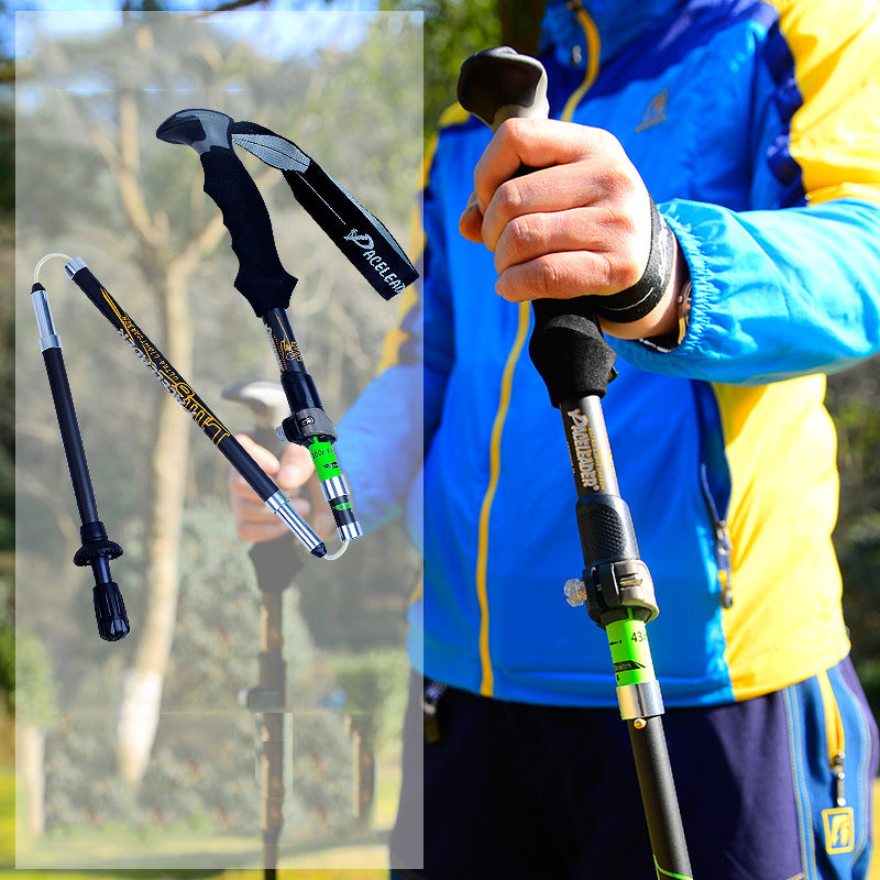 Outdoor Carbon Fiber Folding Trekking Poles