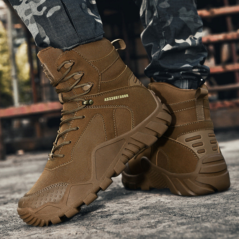 High-Top Tactical Outdoor Hiking Boots