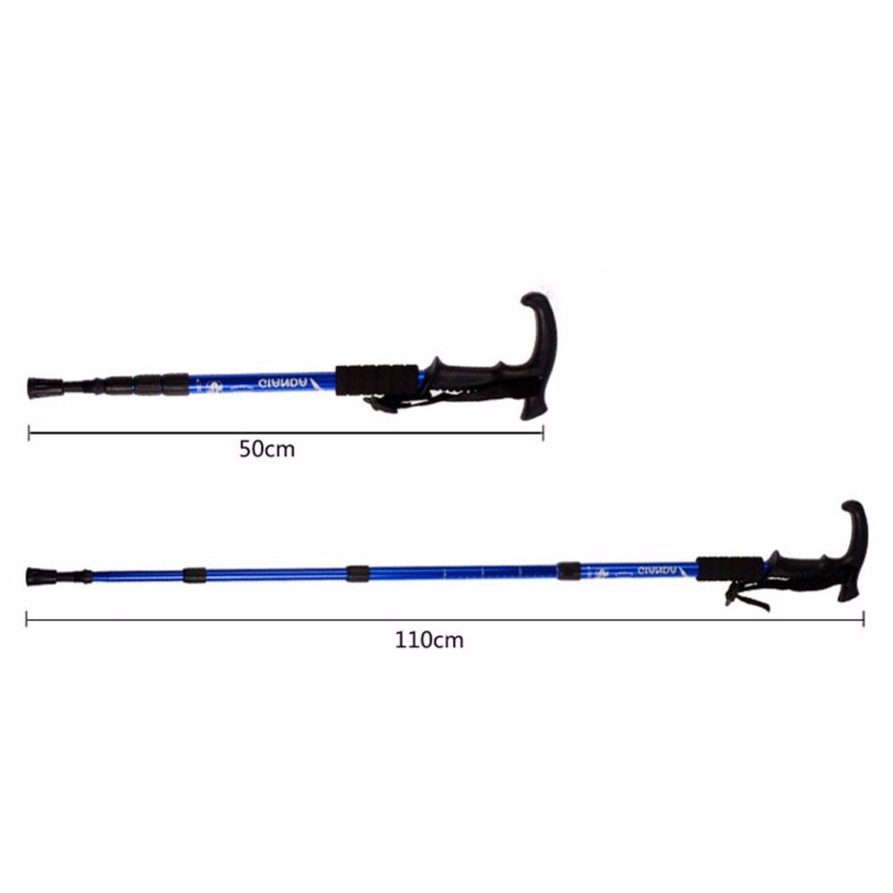 Professional Grade Aluminum Alloy Retractable Trekking Pole