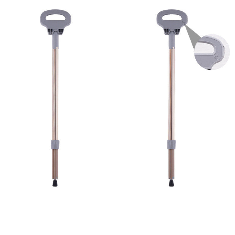 Multifunctional Aluminum Alloy Folding Trekking Pole Crutches