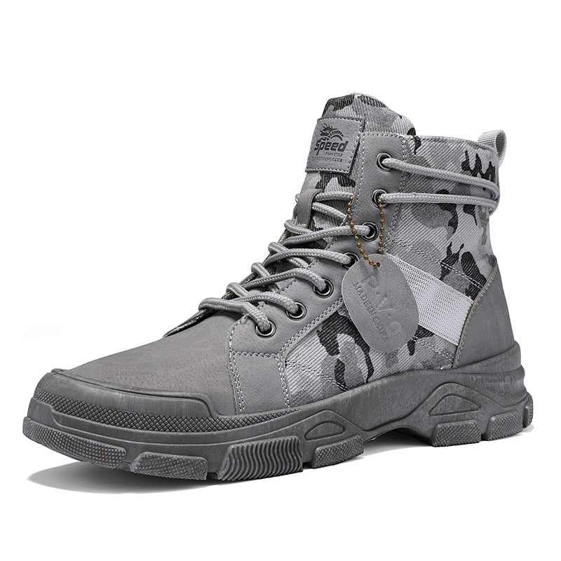 New Canvas High-Top Retro Hiking Boots