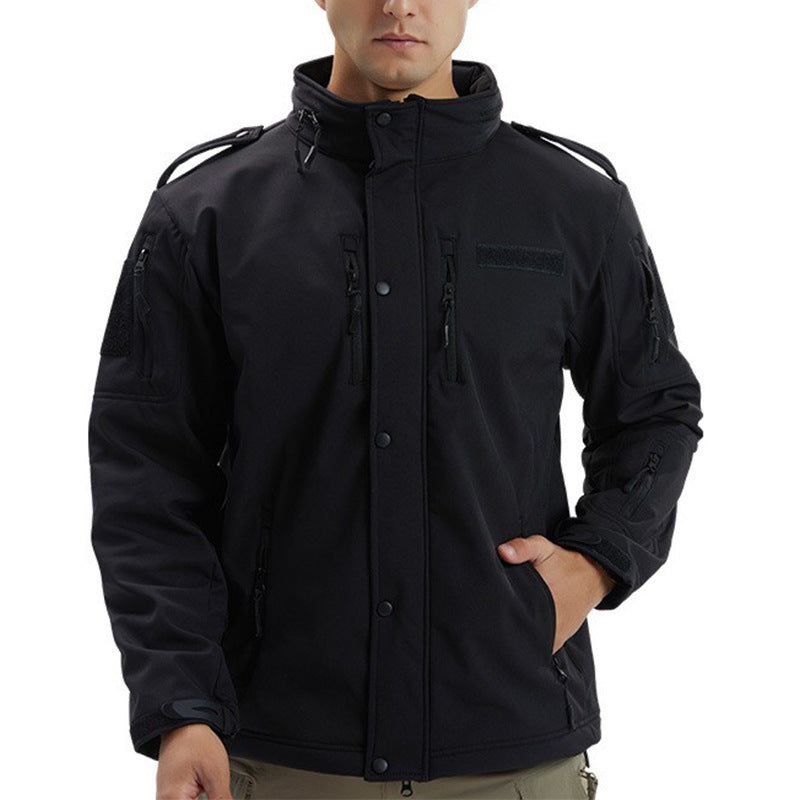 Men’s Waterproof Fleece Camouflage Softshell Jacket