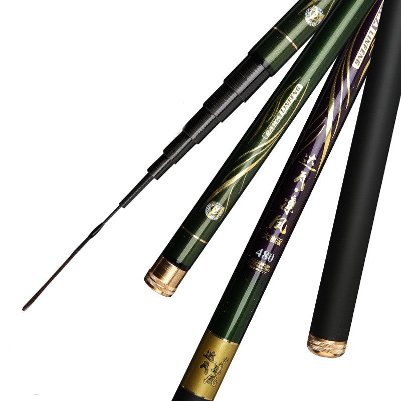 High Carbon Light Hard Fishing Rod 6H19 Black Pit