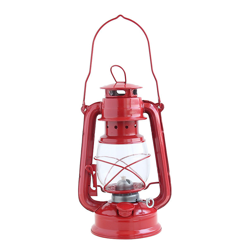 Portable Retro Iron Kerosene Camping Lantern