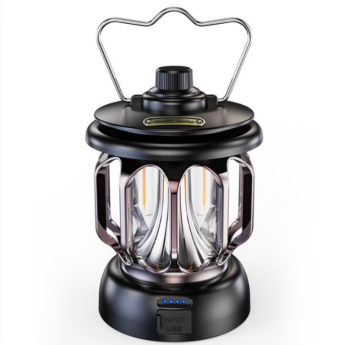 Portable LED Retro Horse Lantern Camping Light