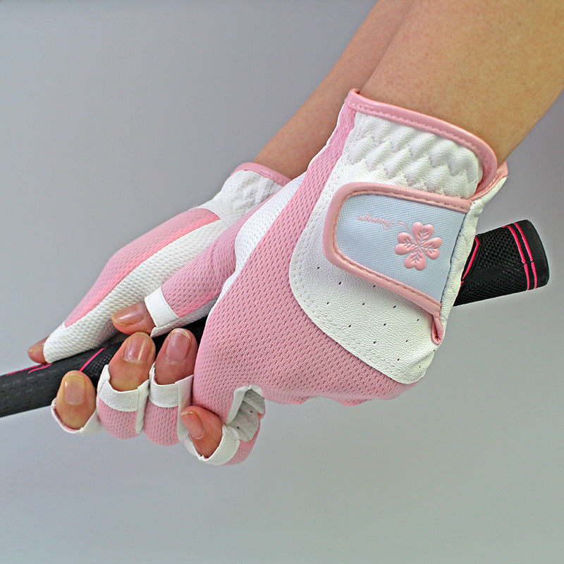 Breathable Non Slip Women Golf Gloves